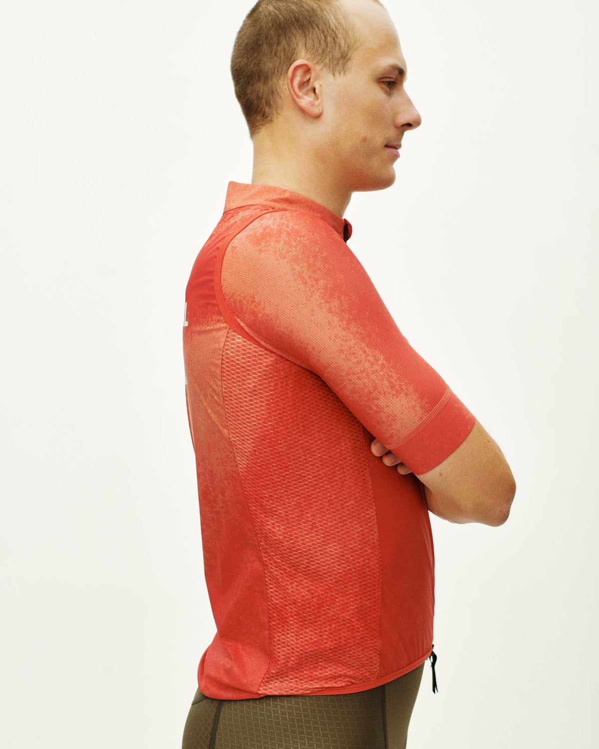 Pas Normal Studios - Stow Away Gilet - AOP Hibiscus Orange