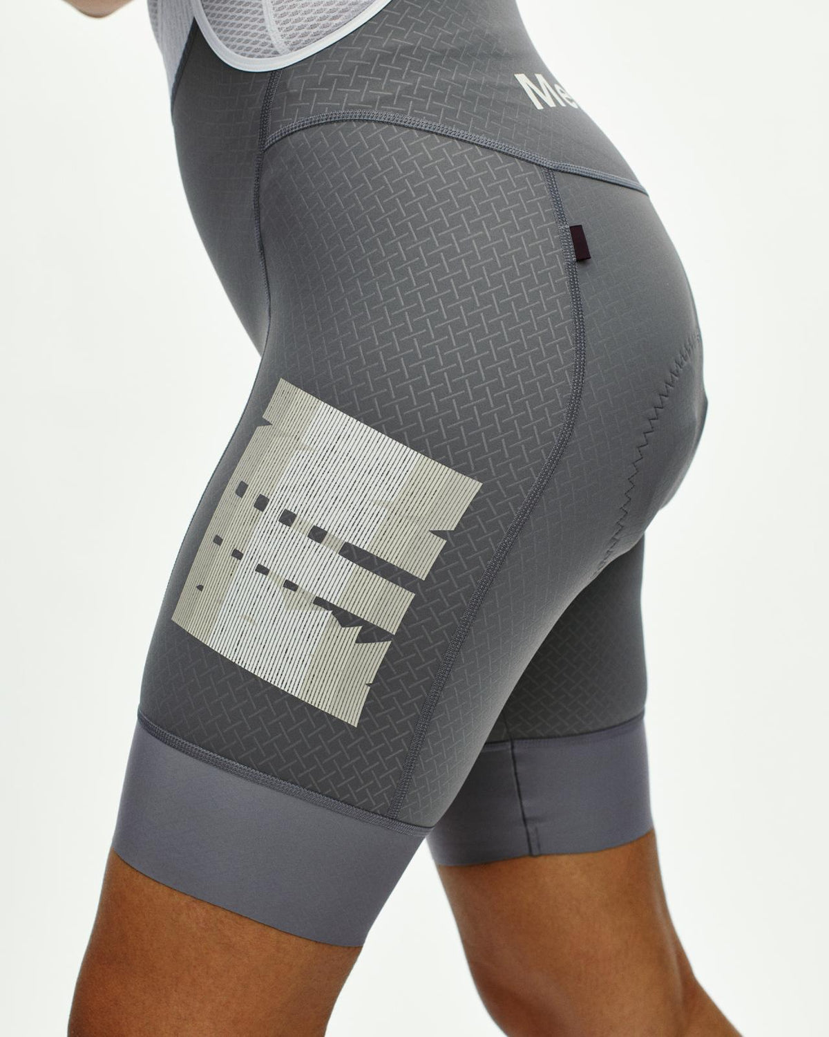 Pas Normal Studios - Women's Mechanism Logo Bibs - Medium Grey