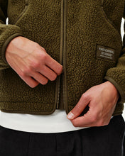 Load image into Gallery viewer, Pas Normal Studios - Off-Race Pile Fleece Jacket - Deep Olive