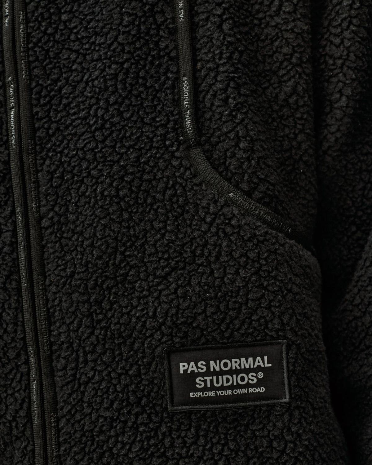Pas Normal Studios - Off-Race Pile Fleece Vest - Black