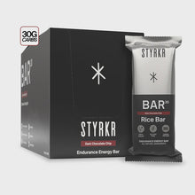 Load image into Gallery viewer, STYRKR - BAR30 High Carb Rice Energy Bar - Dark Chocolate Chip