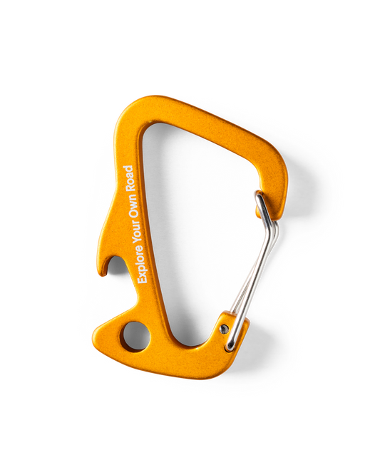 Pas Normal Studios - Off-Race Branded Carabiner - Ochre