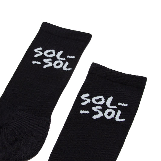SOL-SOL - Essential Socks - Black