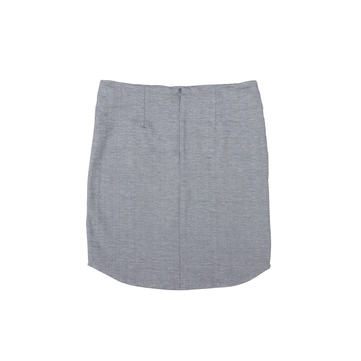 Maylee - Grey Eyelet Skirt