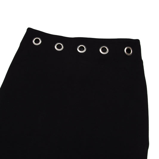 Maylee - Black Eyelet Skirt