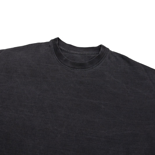 SOL-SOL - Long Sleeve Box T-Shirt - Washed Black