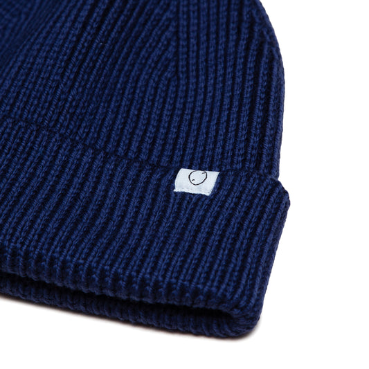 SOL-SOL - Merino Beanie - Dark Blue