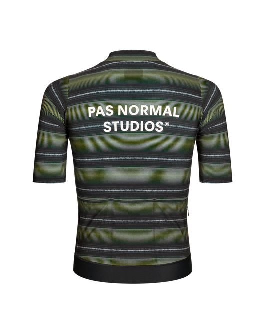 Pas Normal Studios - Essential Jersey - Light Olive Stripe
