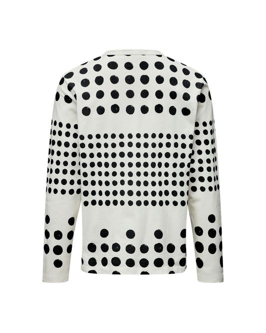 Pas Normal Studios - Off-Race Graphic Long Sleeve T-Shirt - Off White