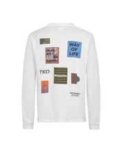 Load image into Gallery viewer, Pas Normal Studios - TKO Off-Race Long Sleeve T-Shirt - White