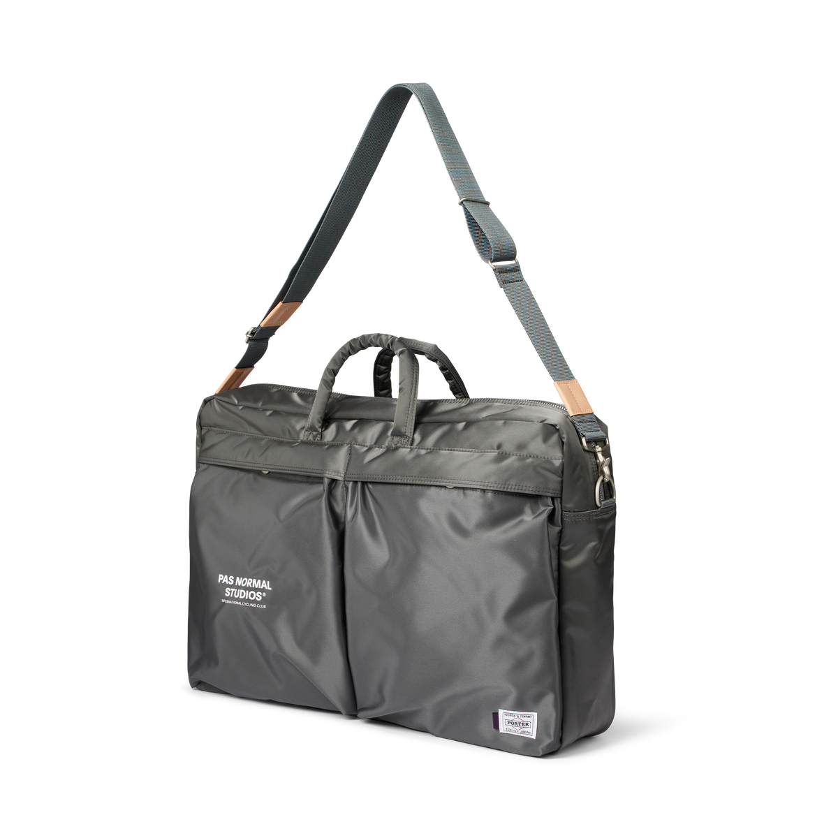 Pas Normal Studios x Porter 2-Way Briefcase - Grey