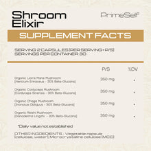 Load image into Gallery viewer, Prime Self - Shroom Elixir Capsules