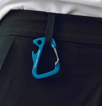 Load image into Gallery viewer, Pas Normal Studios - Off-Race Branded Carabiner - Ocean Blue