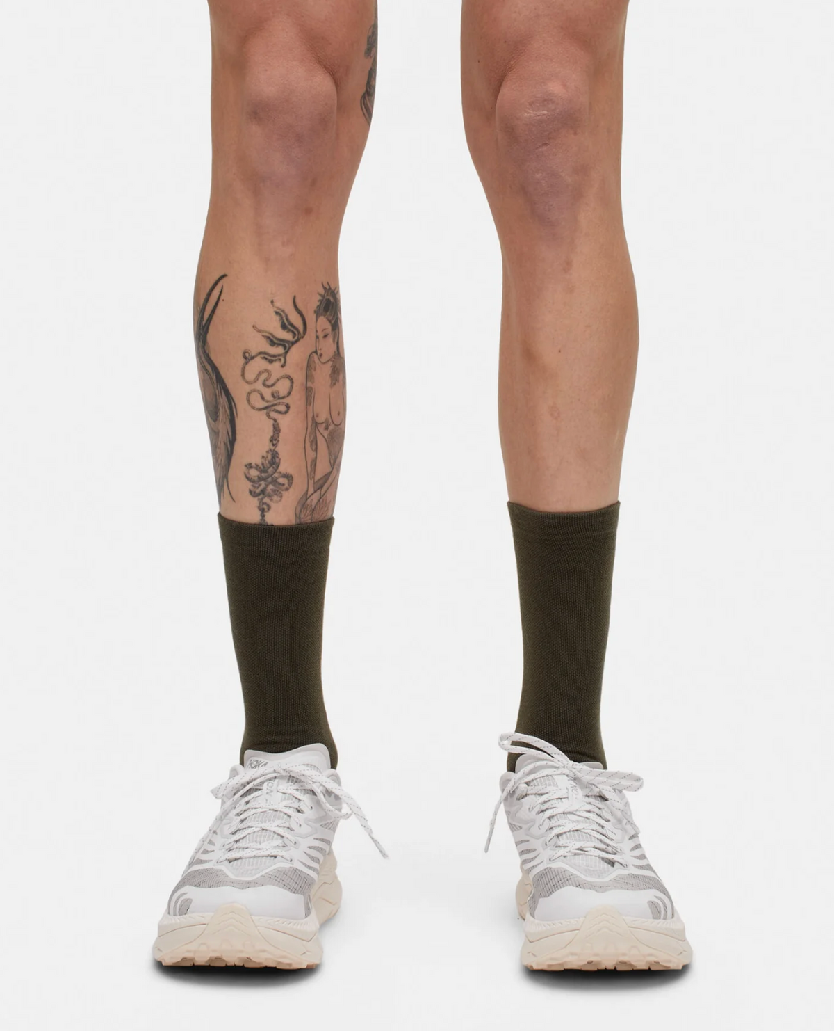 Portal - Pattern Active Sock - Dusky Green