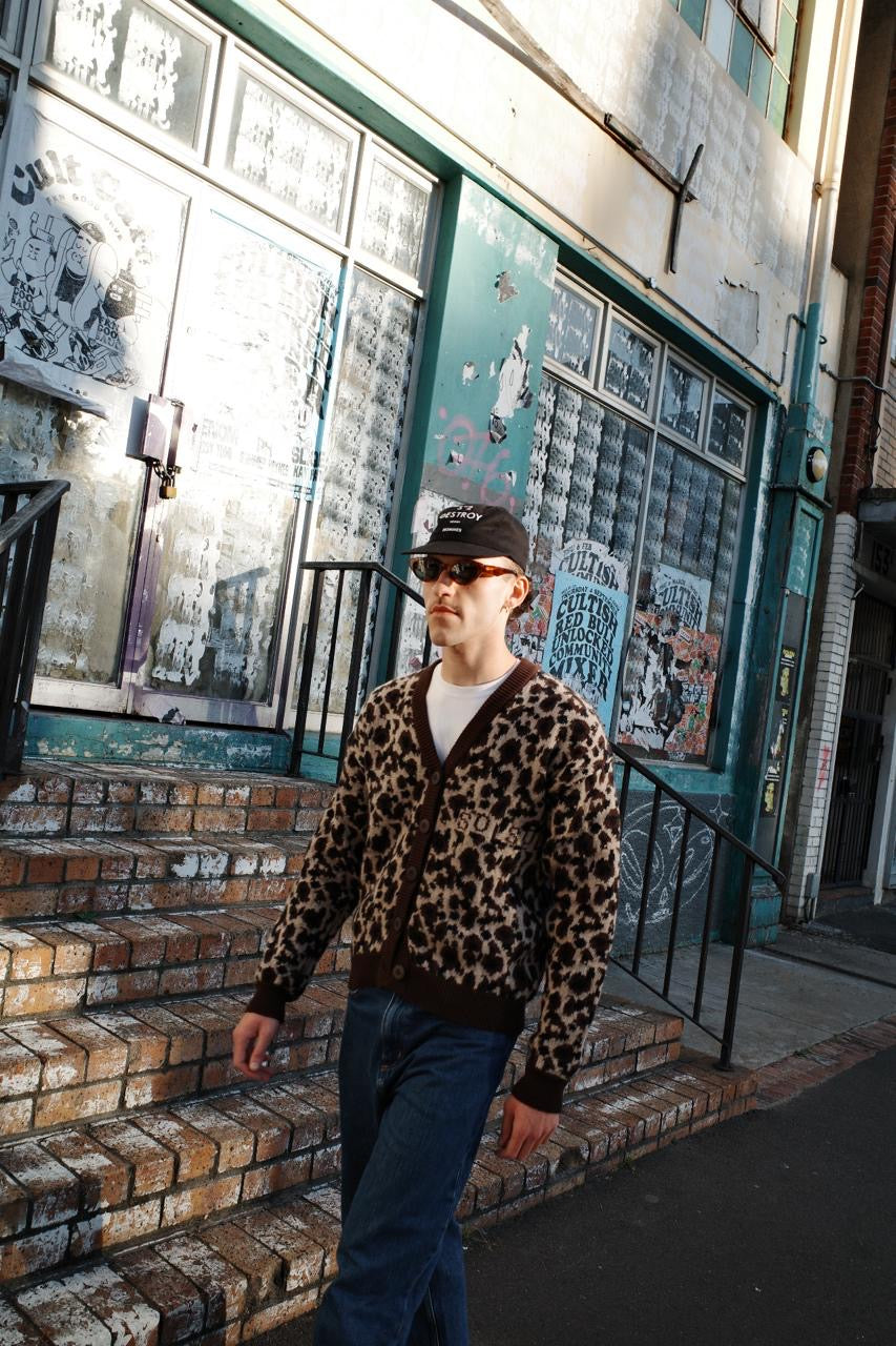 SOL-SOL - Leopard Print Cardigan