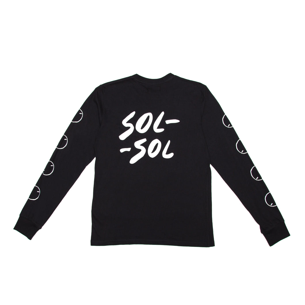 SOL SOL - Classic Logo Long-sleeve  - Black