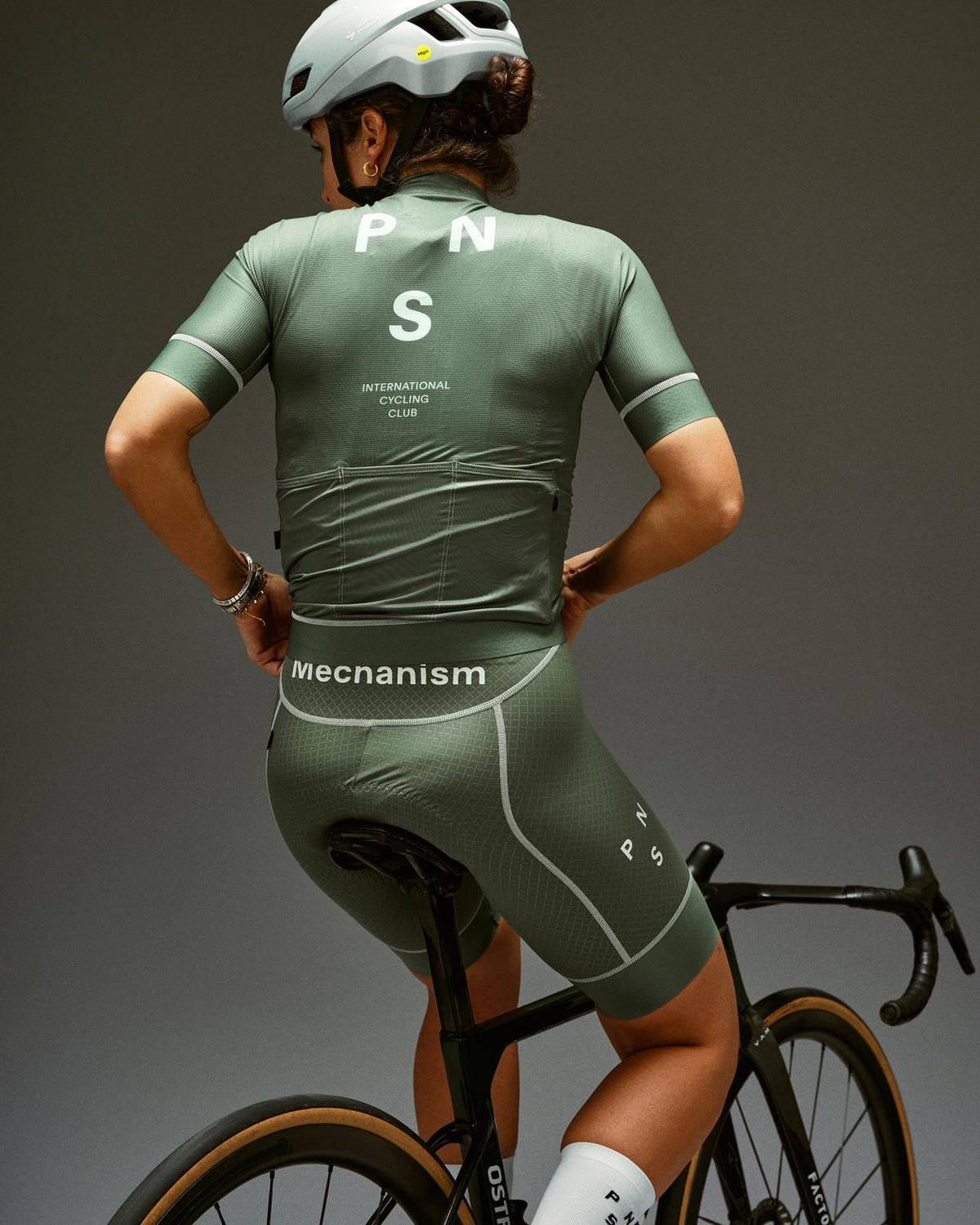 Pas Normal Studios - Women's Mechanism Bibs - Khaki Green