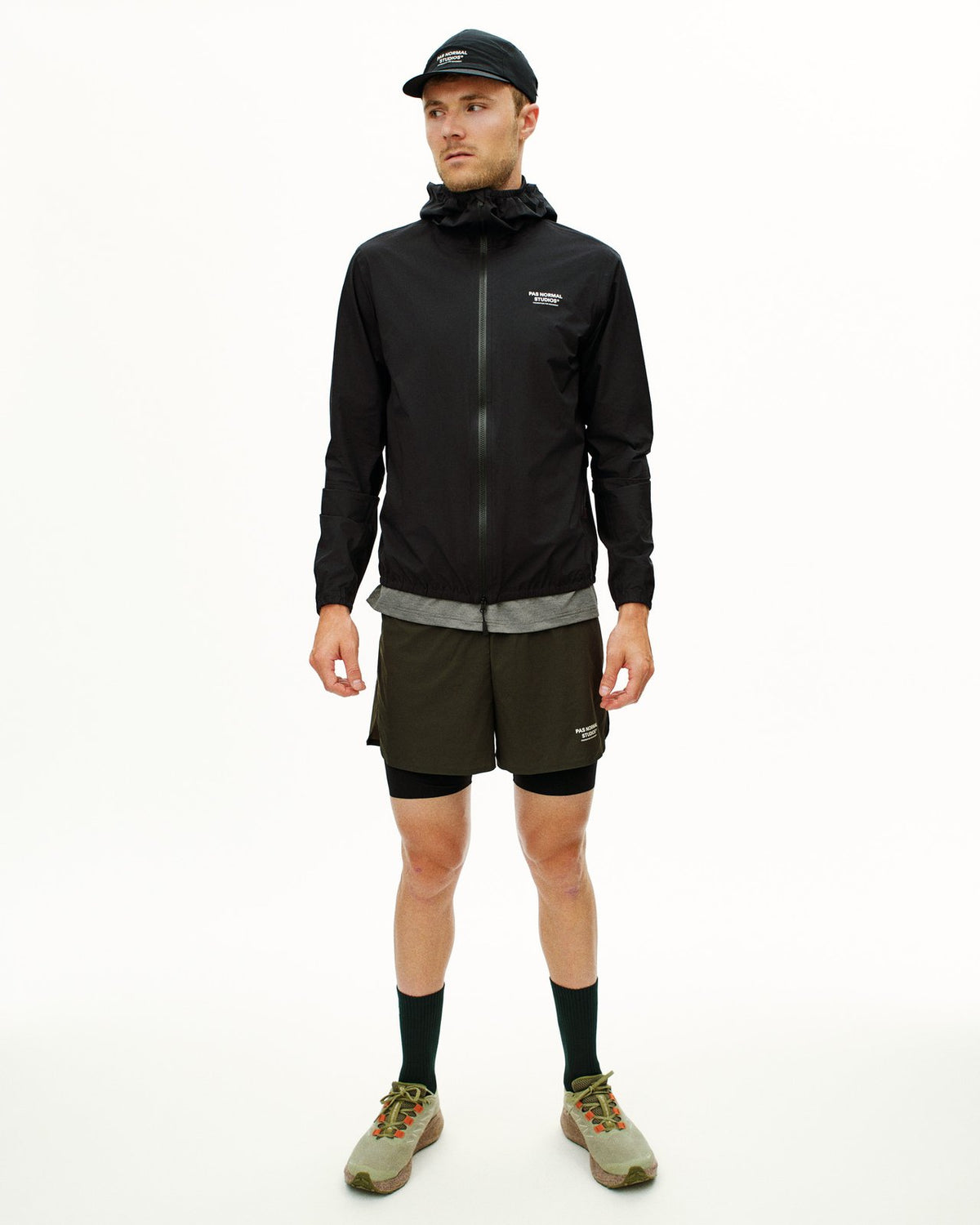 Pas Normal Studios - Balance 2-in-1 Shorts - Dark Olive