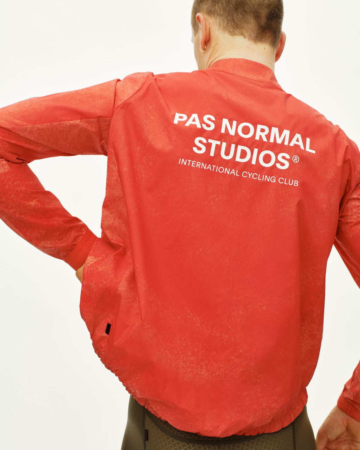 Pas Normal Studios - Stow Away Jacket - AOP Hibiscus Orange