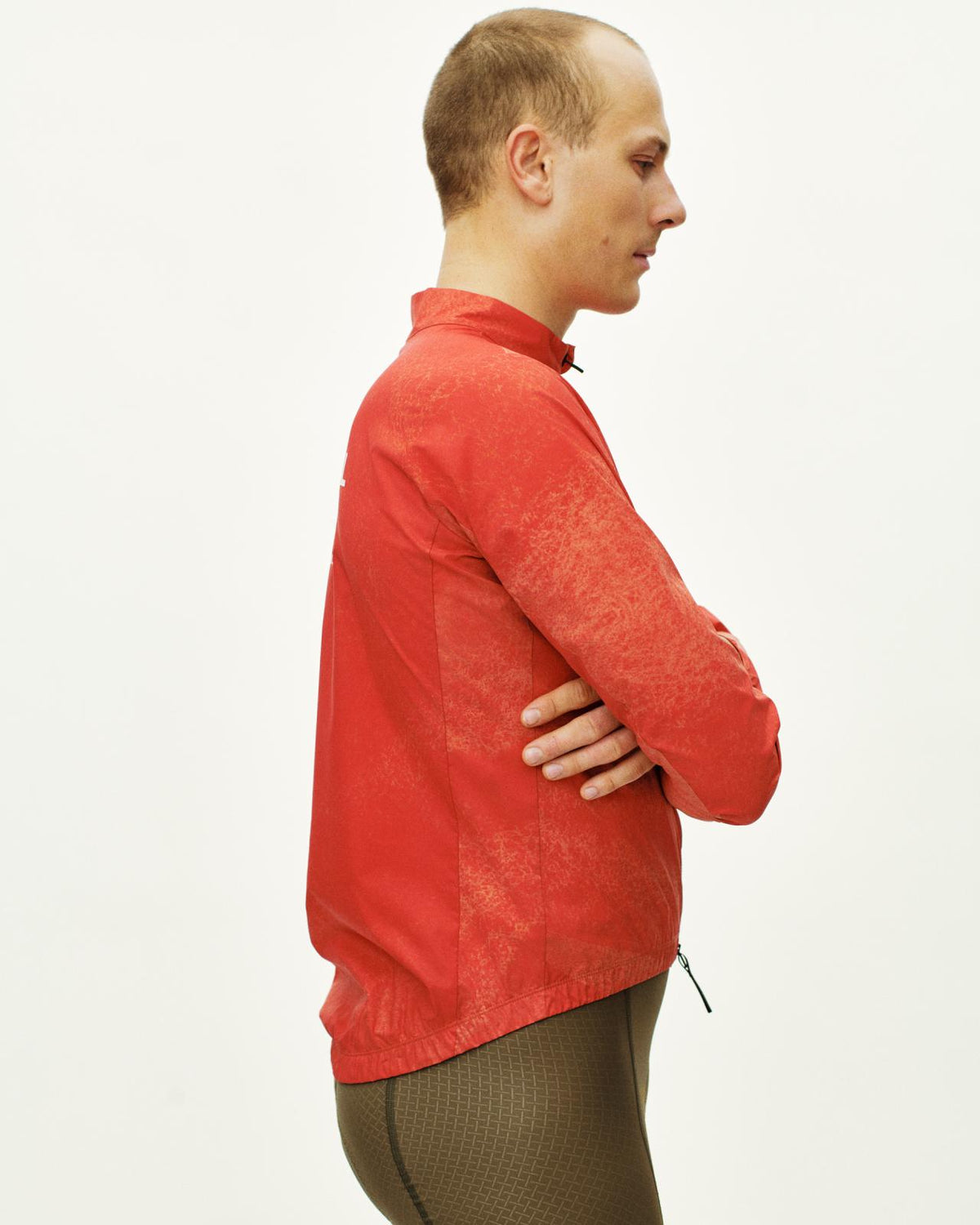 Pas Normal Studios - Stow Away Jacket - AOP Hibiscus Orange