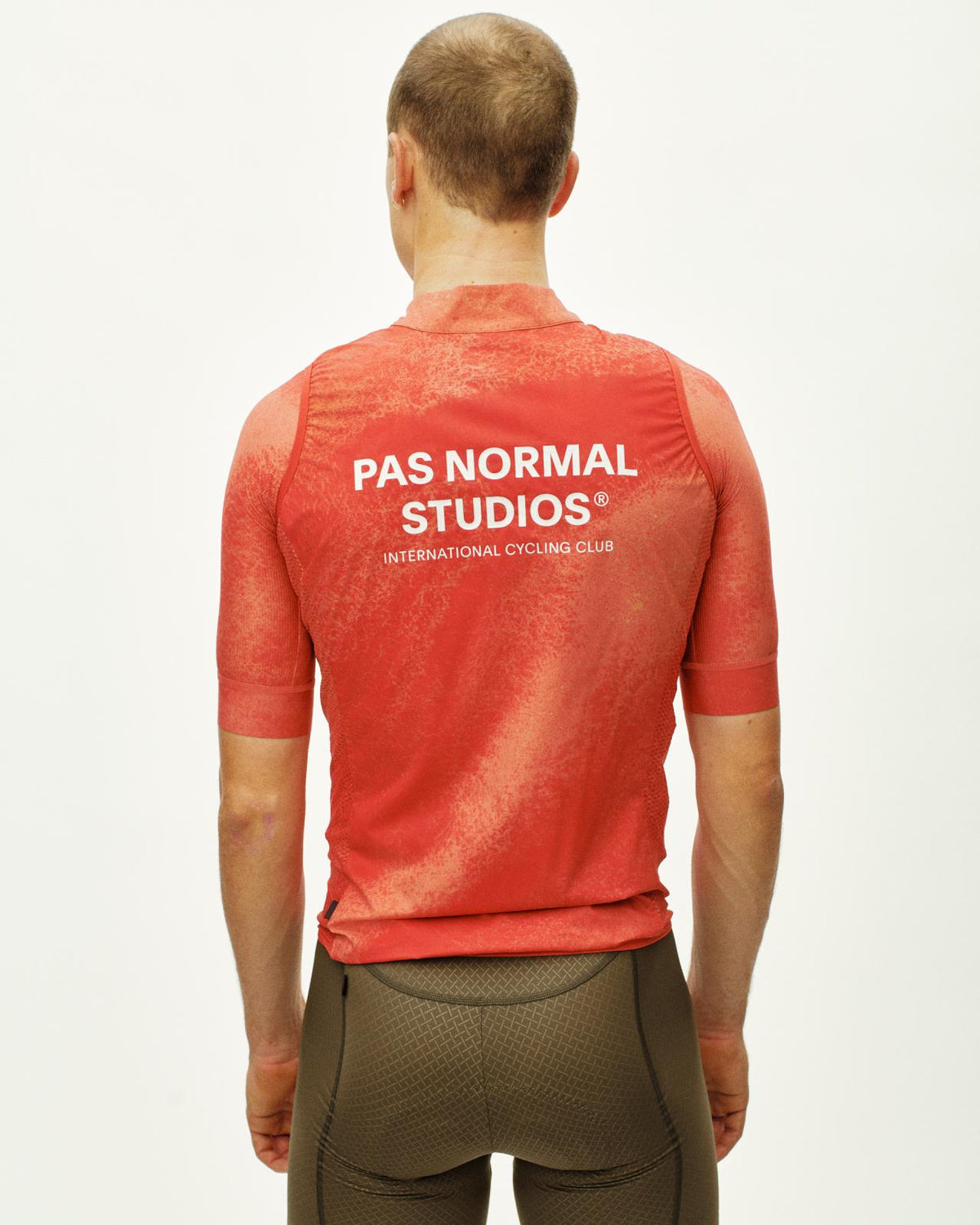 Pas Normal Studios - Stow Away Gilet - AOP Hibiscus Orange