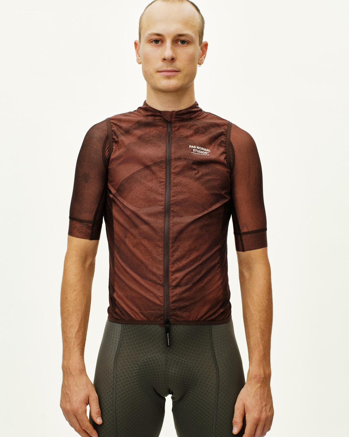Pas Normal Studios - Stow Away Gilet - AOP Light Brown