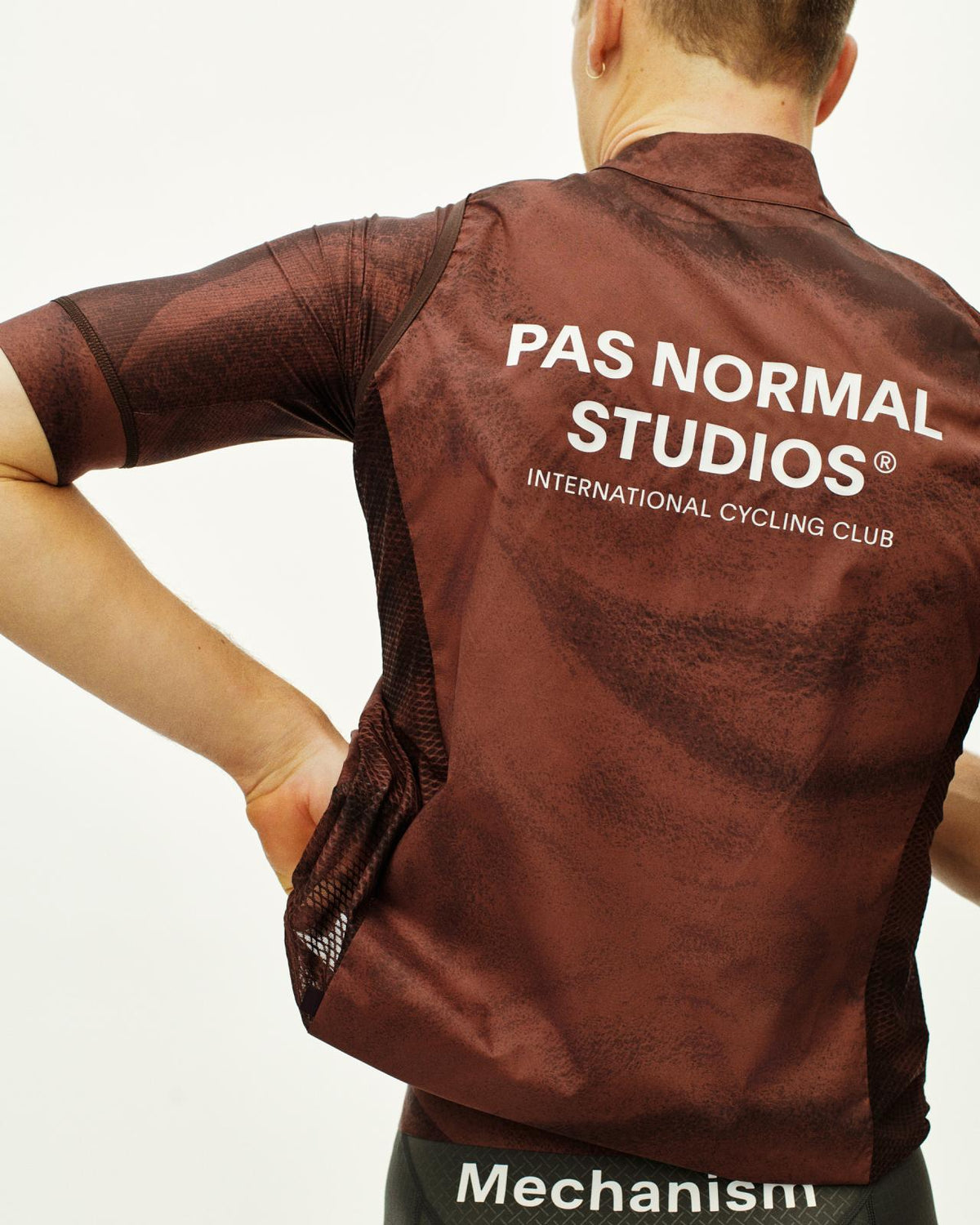 Pas Normal Studios - Stow Away Gilet - AOP Light Brown