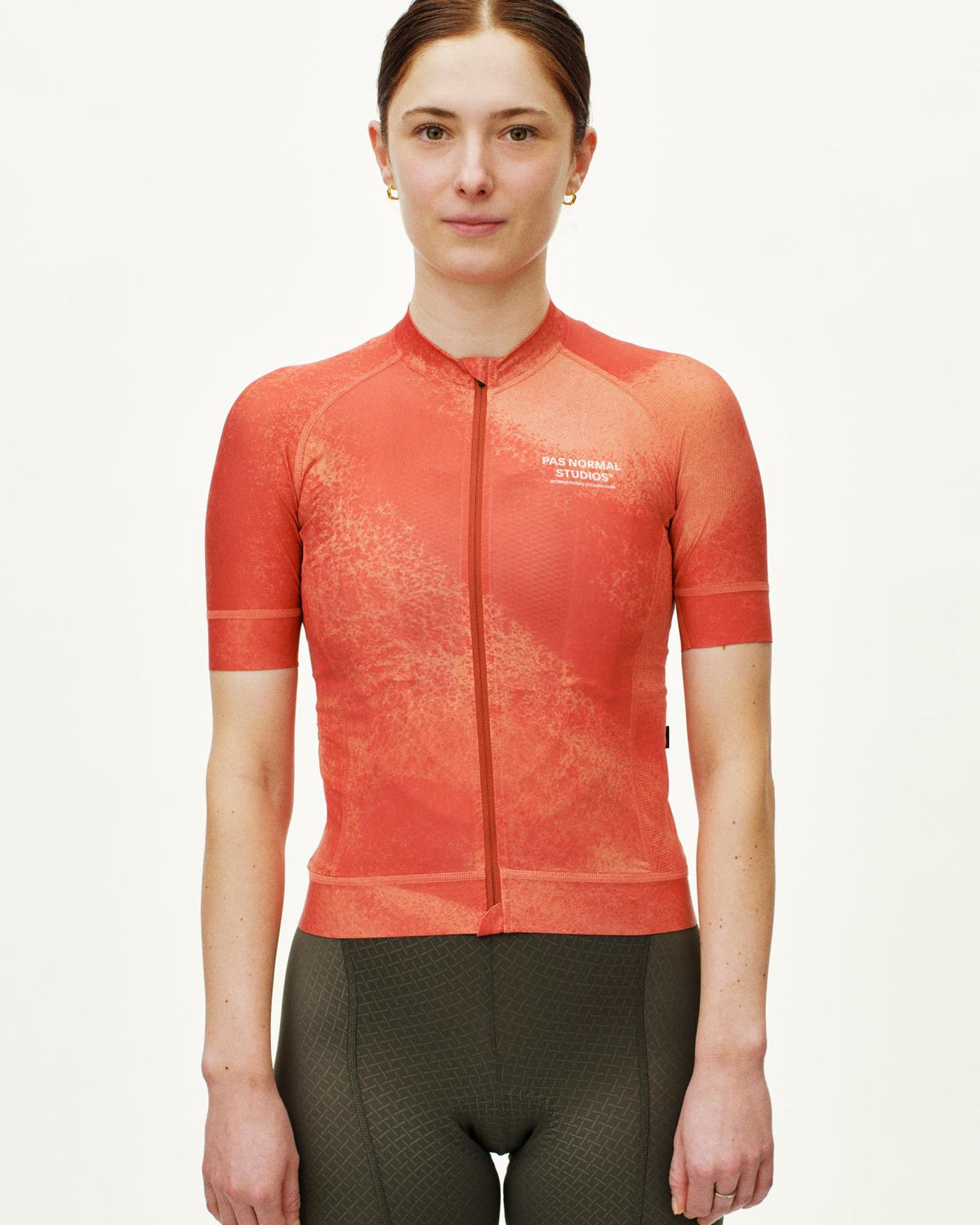 Pas Normal Studios - Women's Mechanism Jersey - AOP Hibiscus Orange