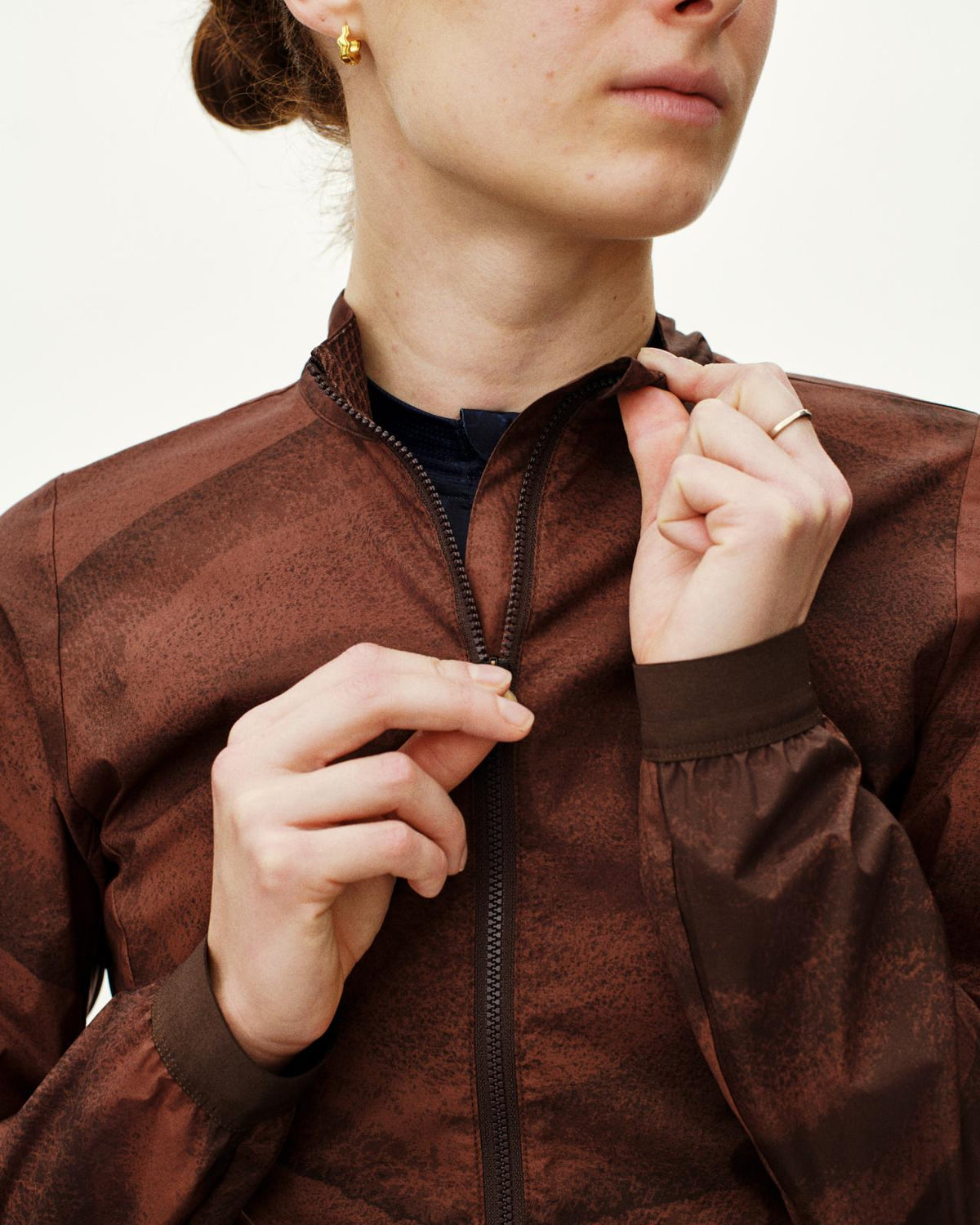 Pas Normal Studios - Women's Stow Away Jacket - AOP Light Brown