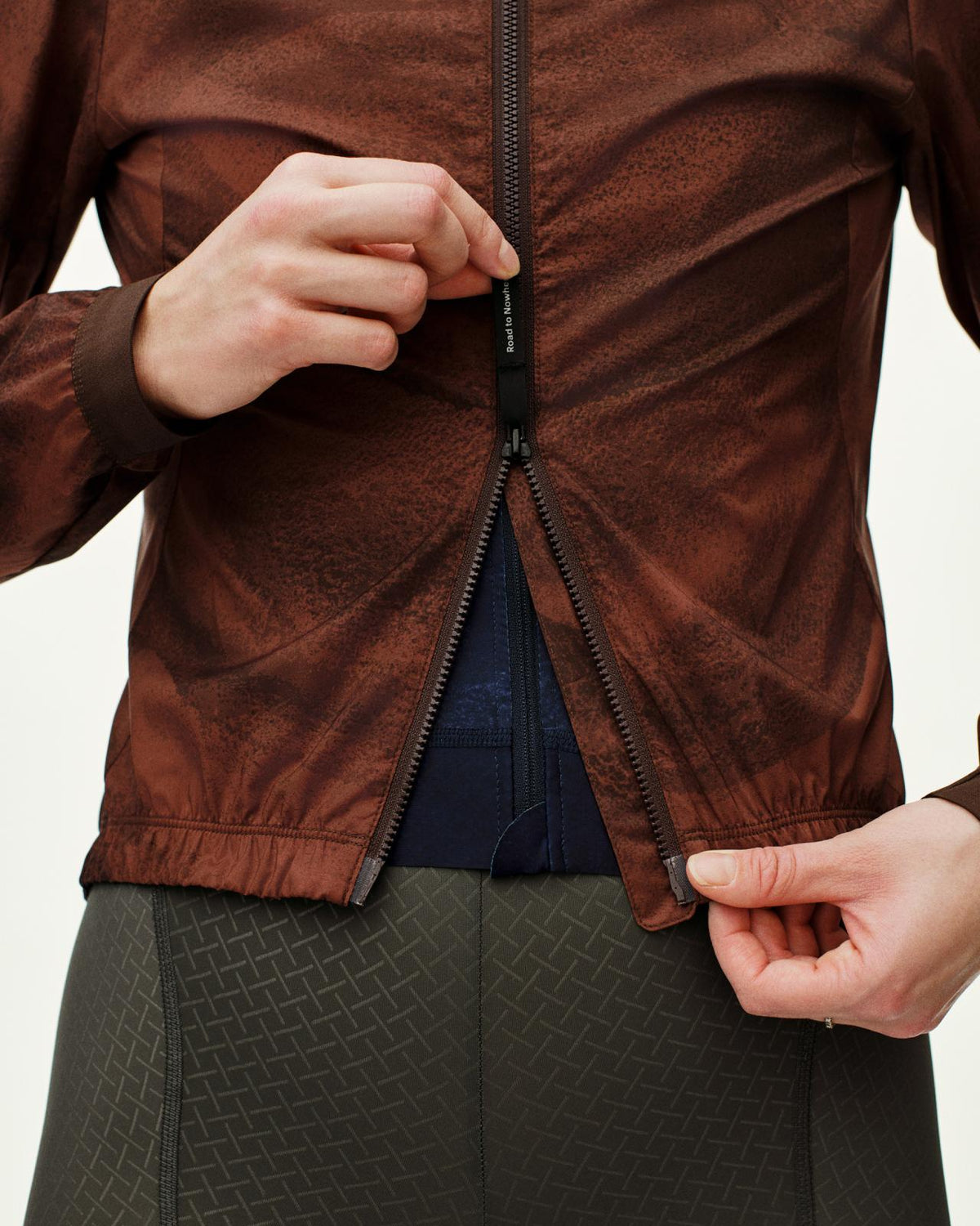 Pas Normal Studios - Women's Stow Away Jacket - AOP Light Brown