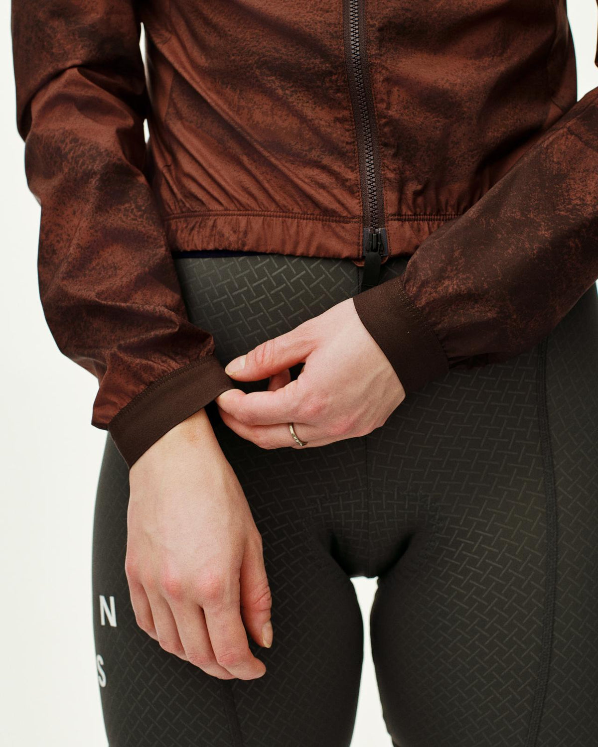 Pas Normal Studios - Women's Stow Away Jacket - AOP Light Brown