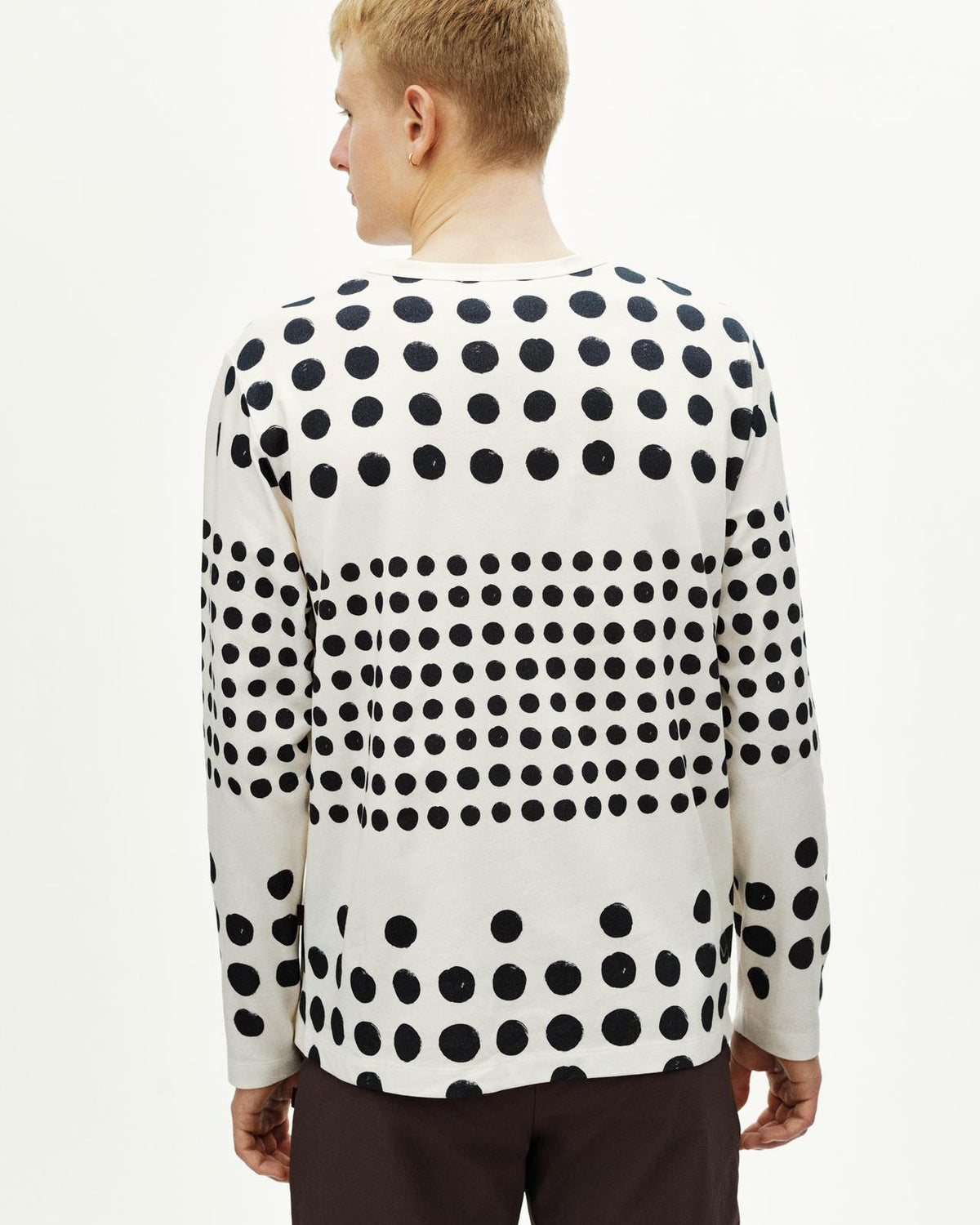 Pas Normal Studios - Off-Race Graphic Long Sleeve T-Shirt - Off White