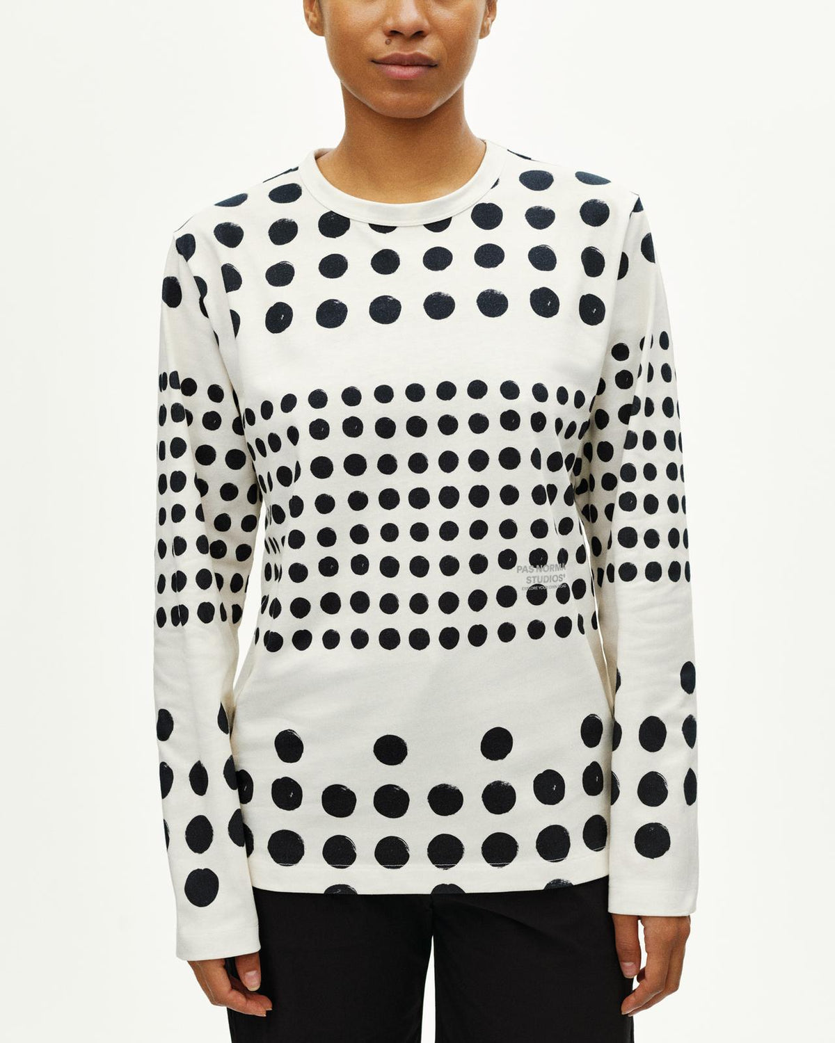 Pas Normal Studios - Off-Race Graphic Long Sleeve T-Shirt - Off White
