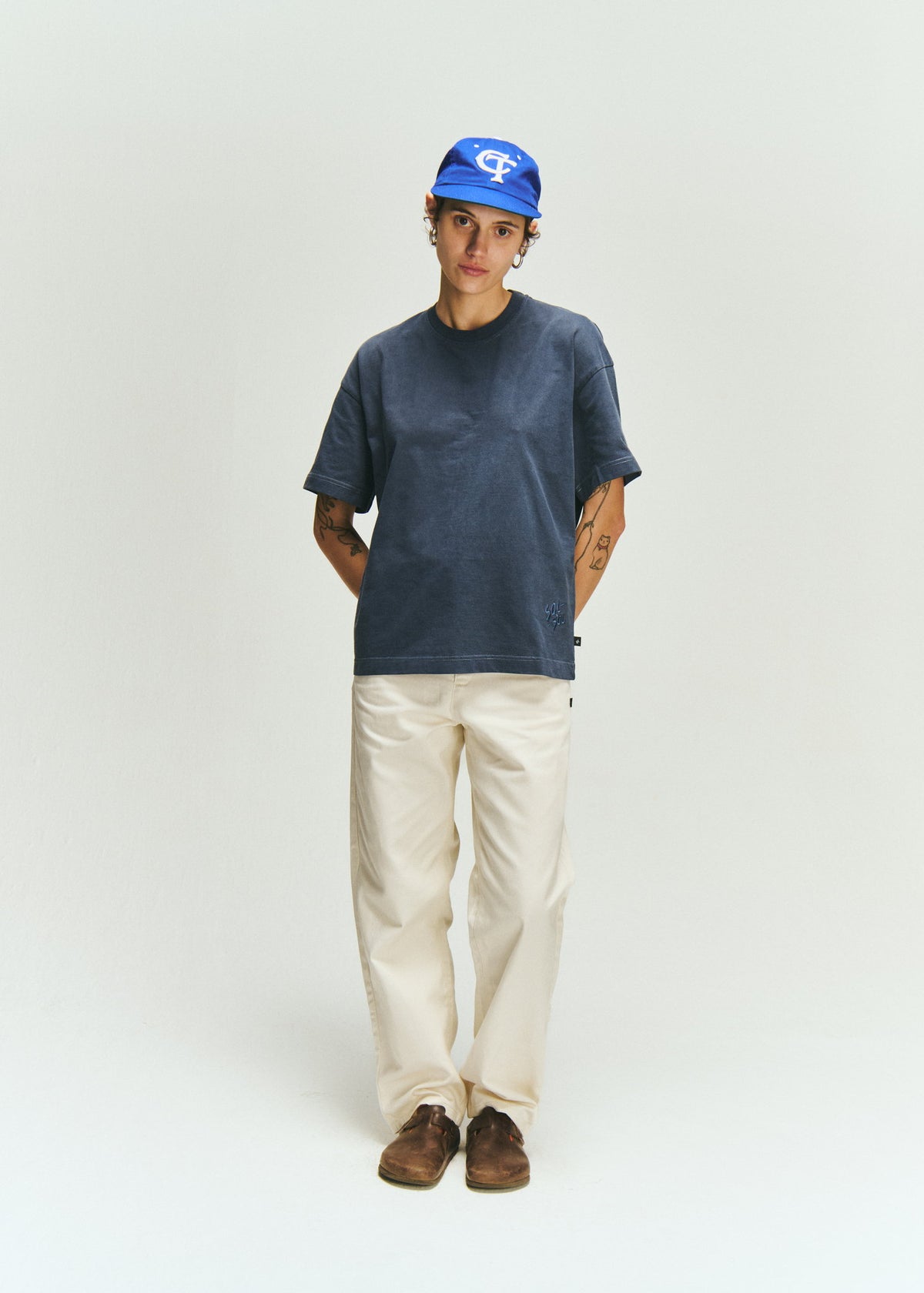 SOL-SOL - Box T-Shirt - Washed Navy