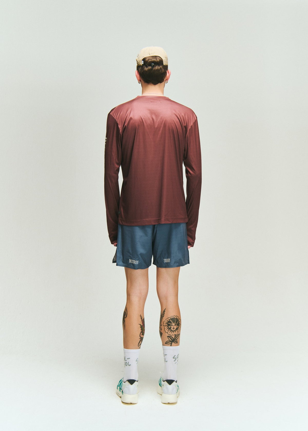 SOL-SOL - 'Run' Long Sleeve T-Shirt - Brown