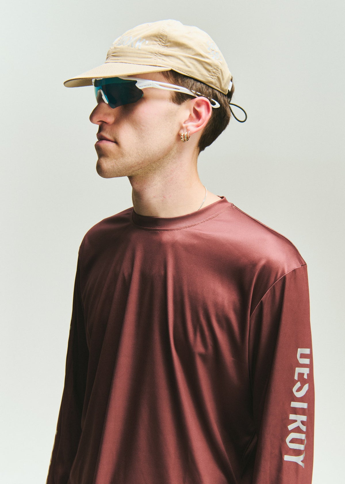 SOL-SOL - 'Run' Long Sleeve T-Shirt - Brown