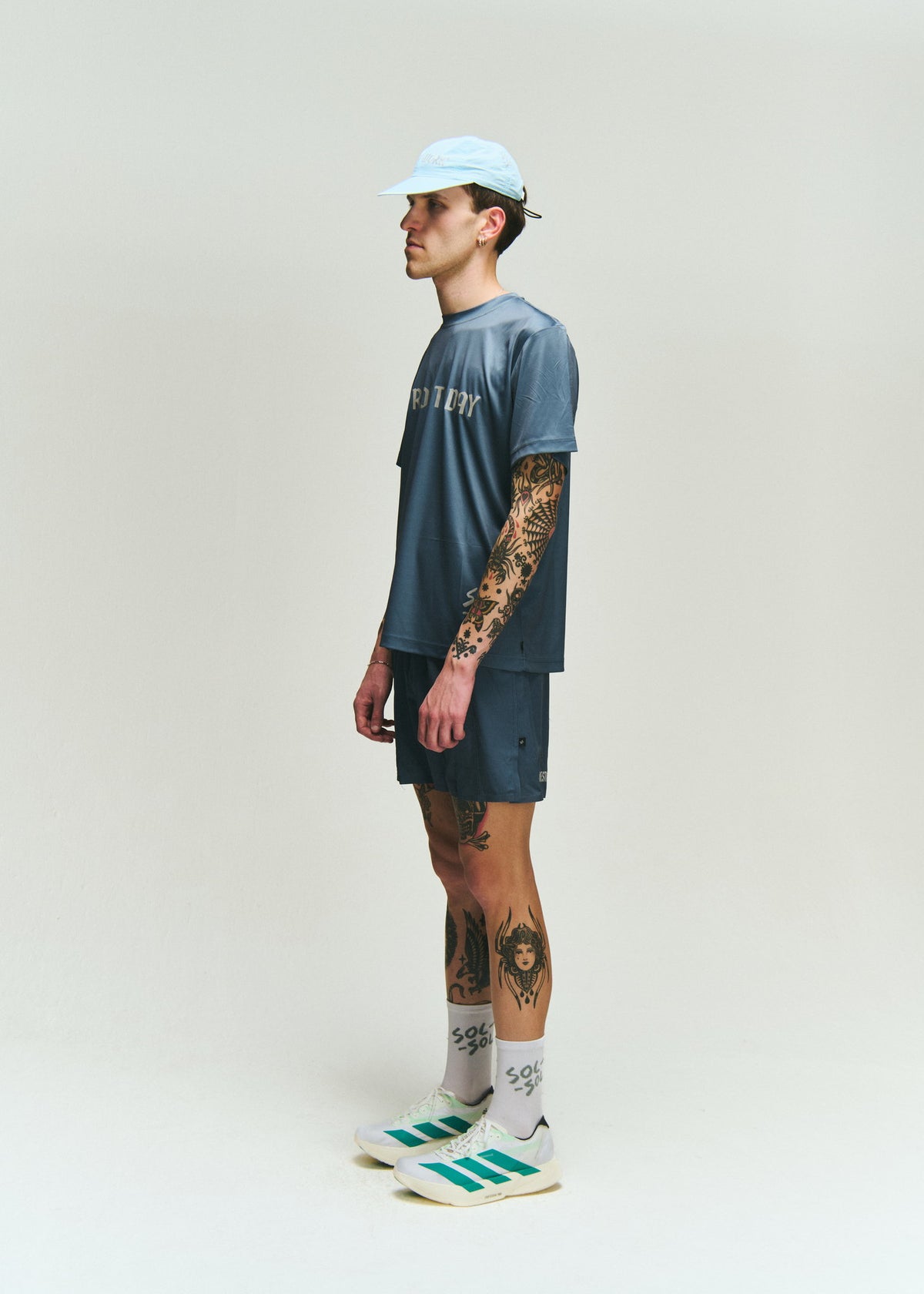 SOL-SOL - 'Light Work' T-Shirt -  Grey
