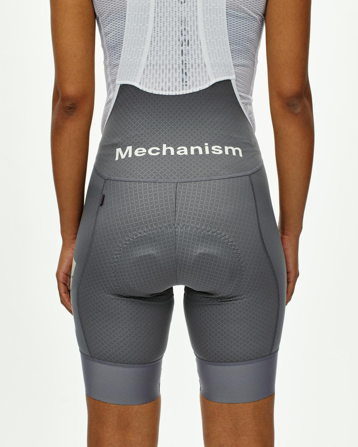 Pas Normal Studios - Women's Mechanism Logo Bibs - Medium Grey