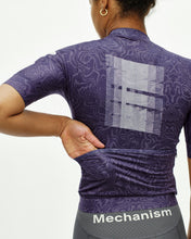 Load image into Gallery viewer, Pas Normal Studios - Women's Mechanism Logo Jersey - RTN Dark Purple
