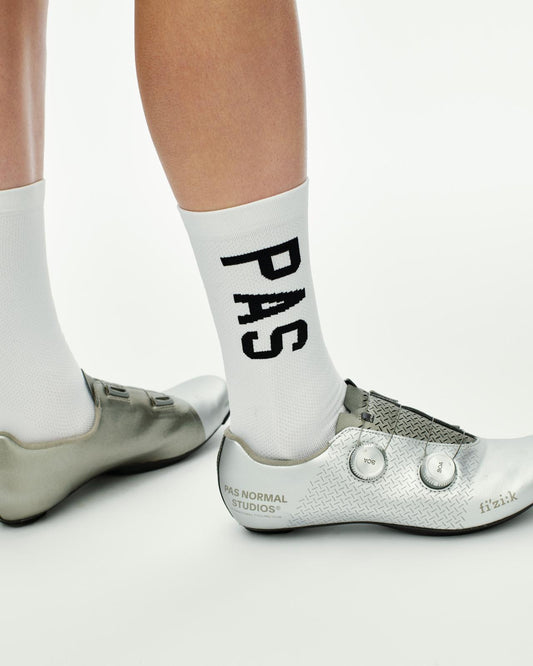 Pas Normal Studios - PAS Race Socks - White