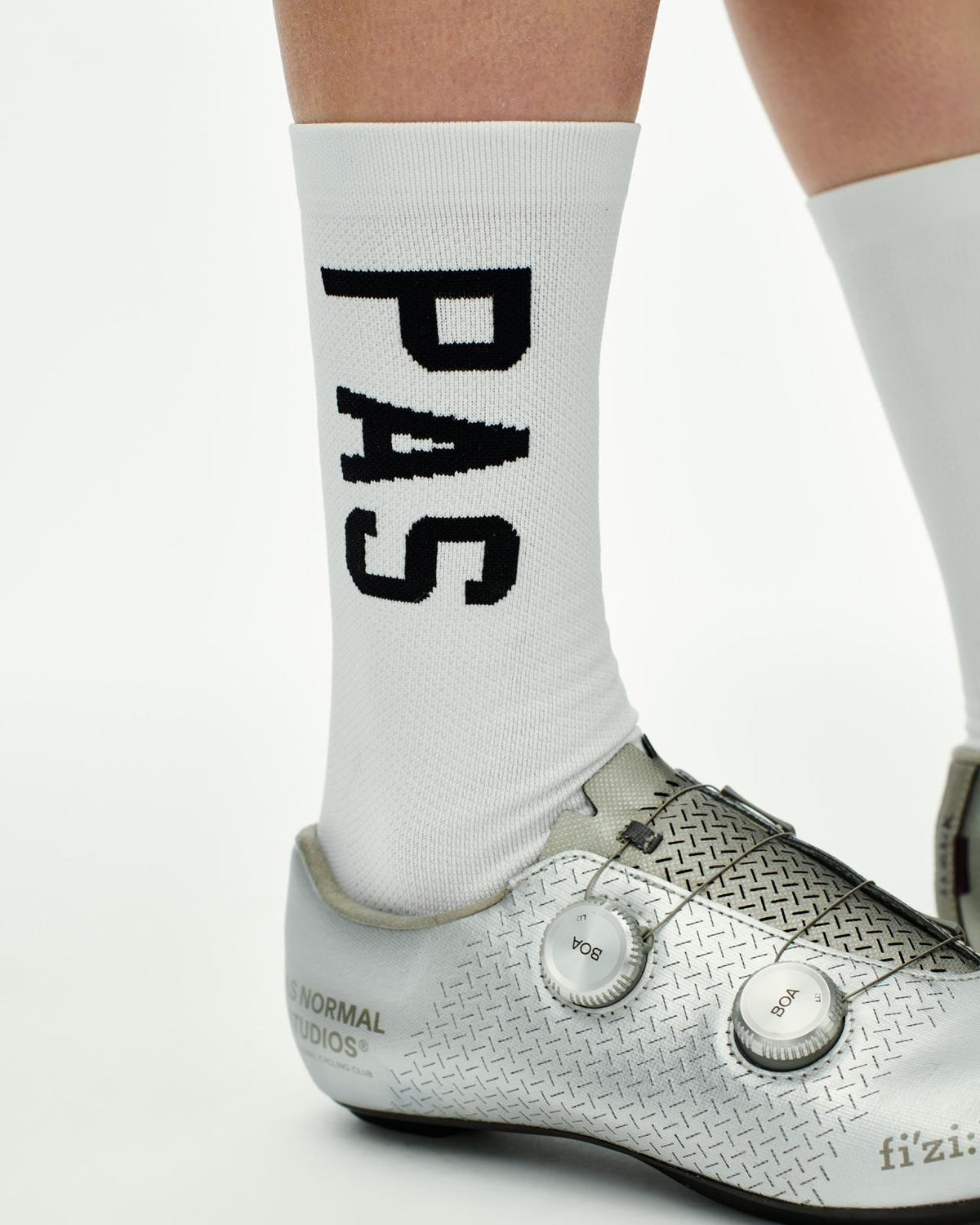 Pas Normal Studios - PAS Race Socks - White