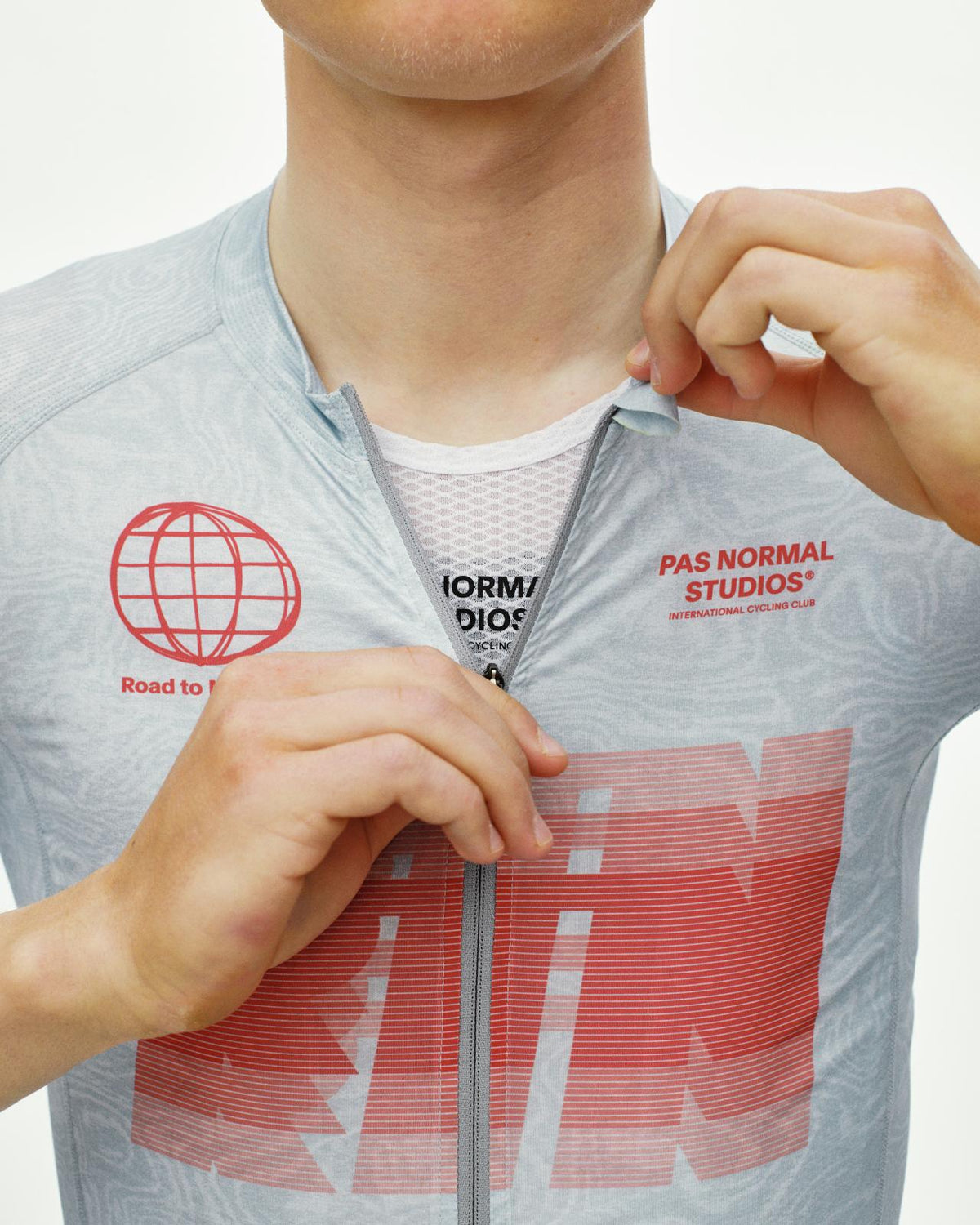 Pas Normal Studios - Mechanism Logo Jersey - RTN Light Aqua