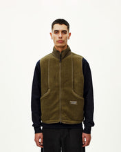 Load image into Gallery viewer, Pas Normal Studios - Off-Race Pile Fleece Vest - Deep Olive
