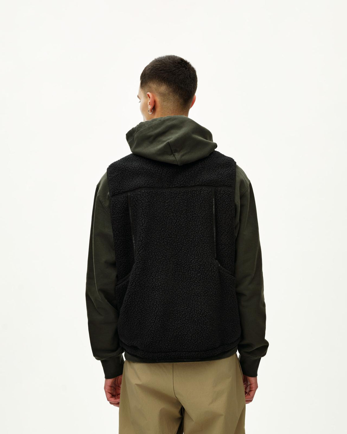 Pas Normal Studios - Off-Race Pile Fleece Vest - Black