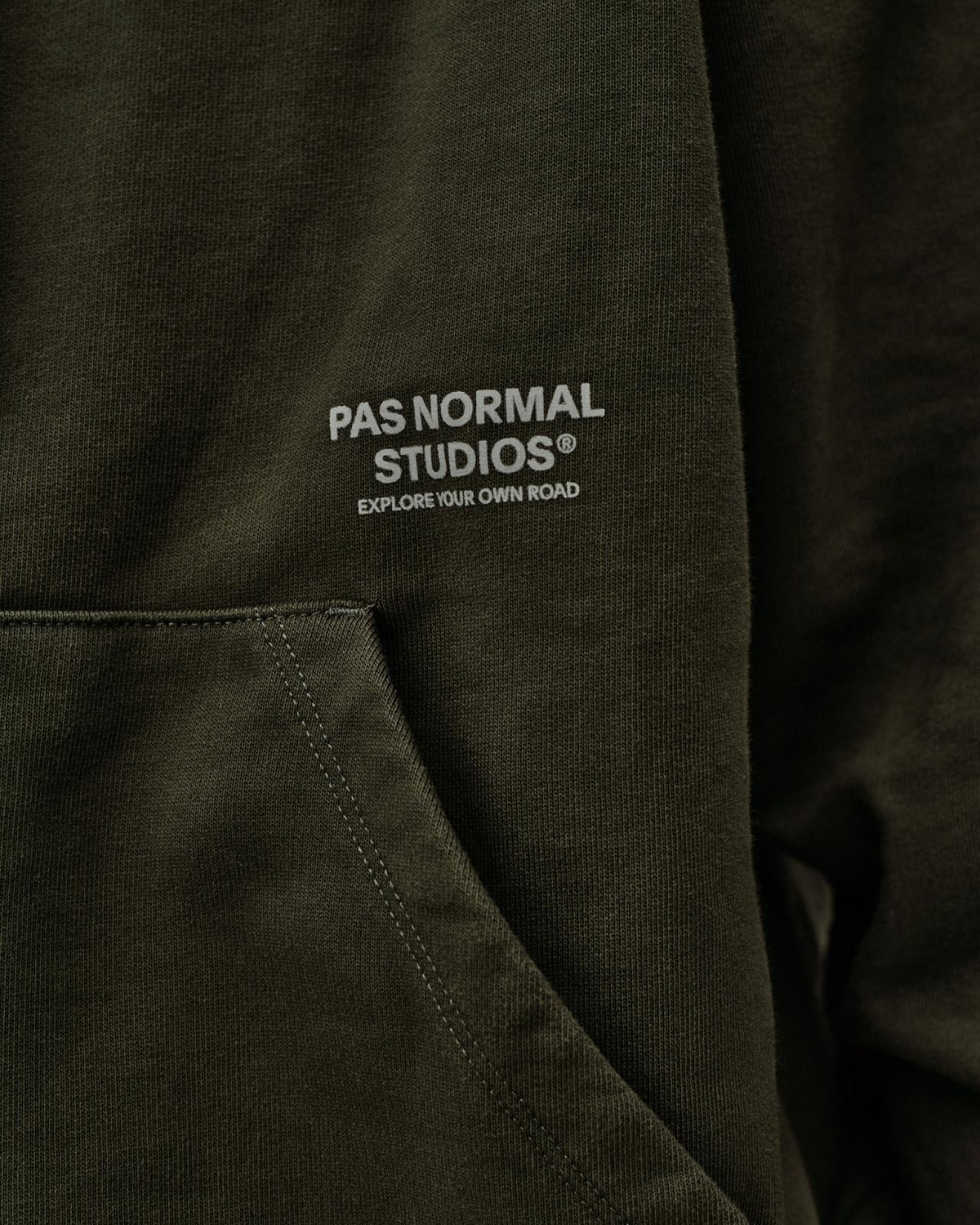 Pas Normal Studios - Off-Race Hoodie - Dark Olive