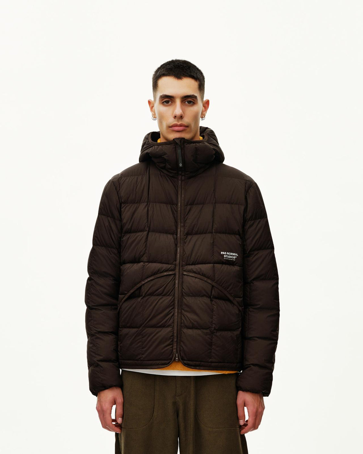 Pas Normal Studios - Off-Race Down Liner Jacket - Dark Coffee