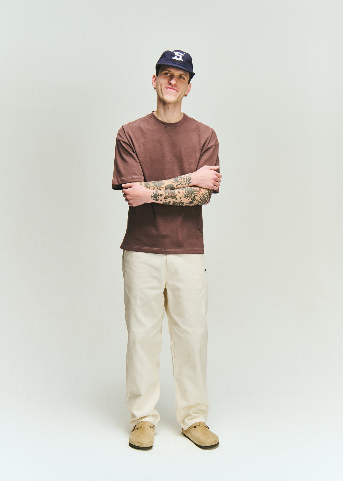 SOL-SOL - Box T-Shirt - Washed Brown