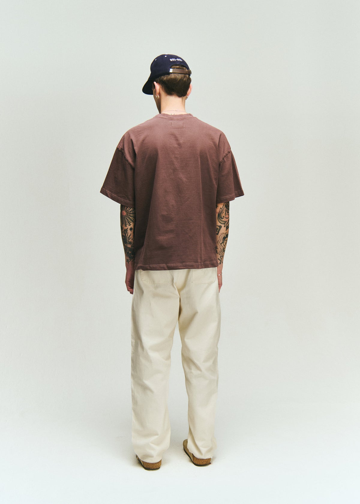 SOL-SOL - Box T-Shirt - Washed Brown