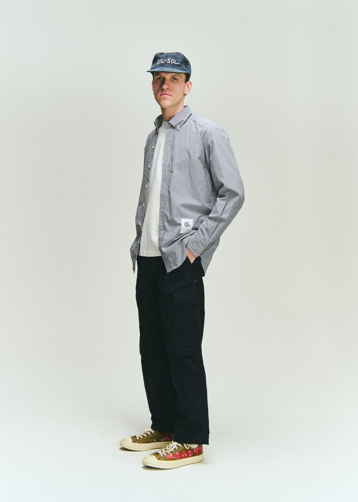 SOL-SOL - Button Shirt - Black Check