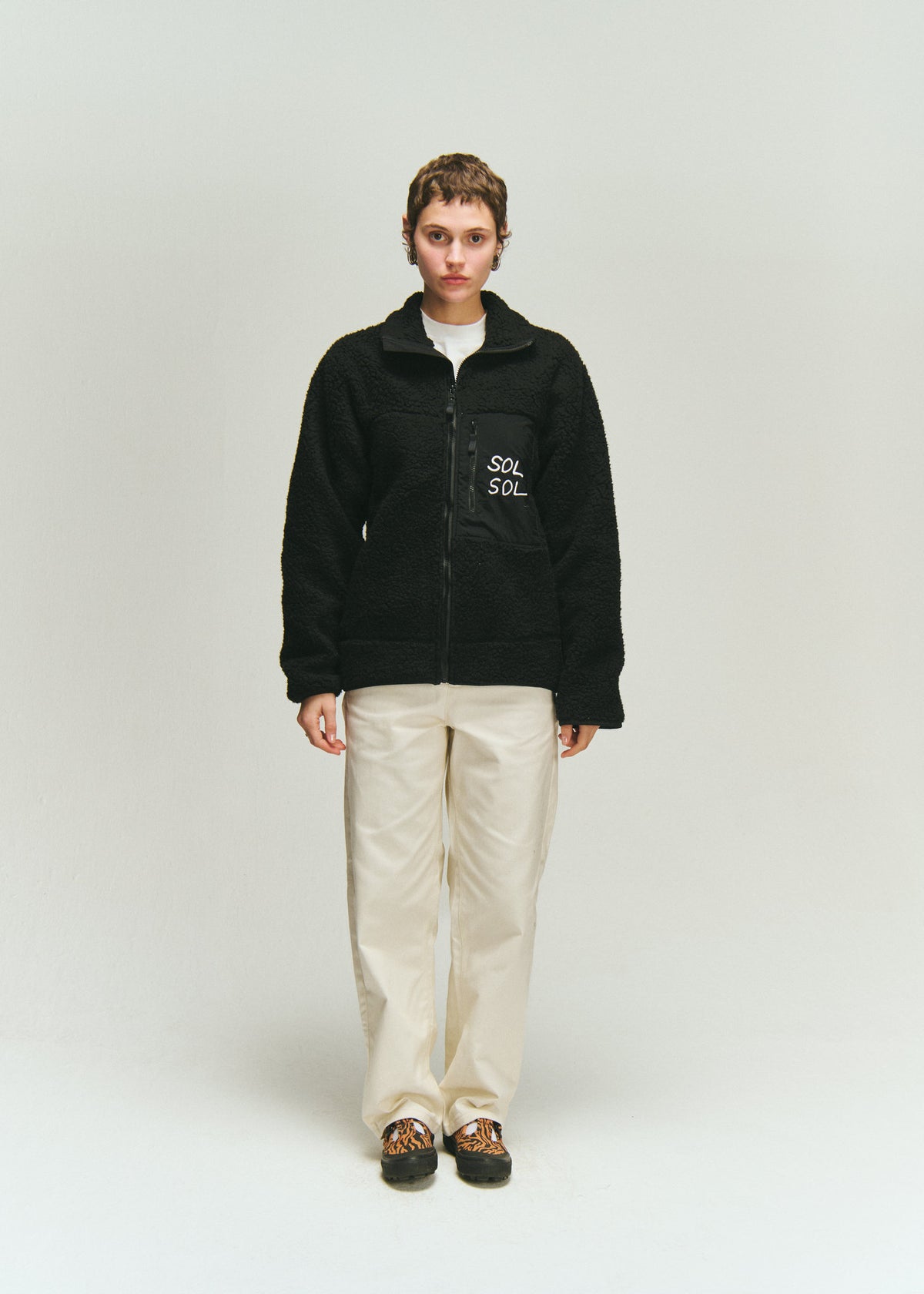SOL-SOL - Fleece Jacket - Black